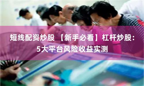 短线配资炒股 【新手必看】杠杆炒股：5大平台风险收益实测
